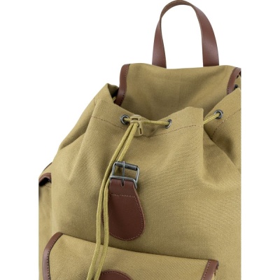 Rucsac canvas Day Pack Jack Pyke din pânză, maro deschis - Img 4