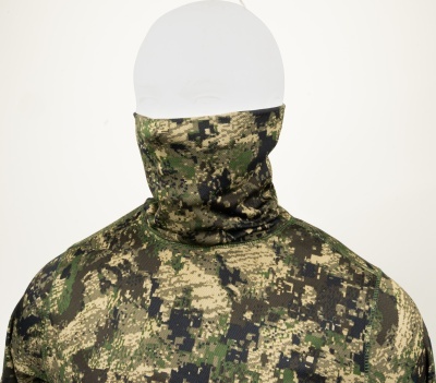 Bluză Tehnică Jack Pyke Roll Neck Digicam – Camuflaj, Respirabilă și Elastică - Img 6