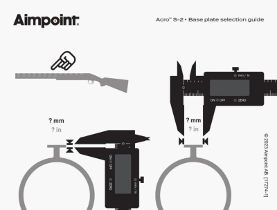 Dispozitiv ochire Aimpoint ACRO S2 9 MOA - Img 7