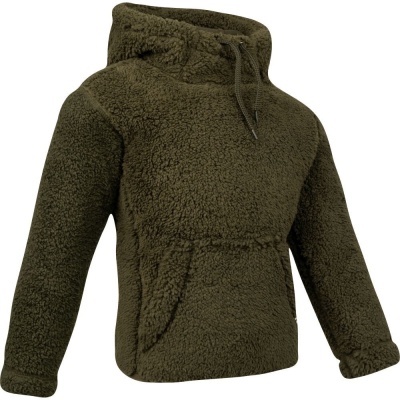 Hanorac Jack Pyke Junior Sherpa Fleece, verde închis - Img 3