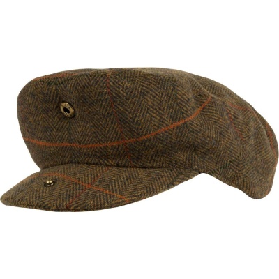 Șapcă Blend Wool Jack Pyke din amestec de lână, tweed, maro - Img 4