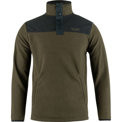 Top Jack Pyke Snap Neck Fleece, oliv închis