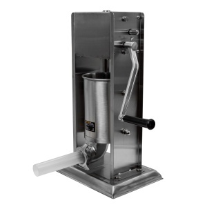 Aparat mecanic de facut carnati ROTOR RML-S3, vertical, 3 L, inox alimentar, cuva basculanta, 6 palnii, actionare prin manivela - Img 2