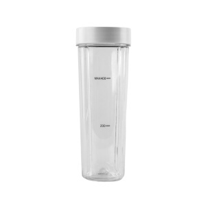 Blender 2 în 1 cu cupe din plastic și sticlă, 350 W , Material Fără BPA, BÖHM BM5010 - Img 6