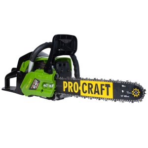 Drujba pe benzina PROCRAFT GS-62T, 1900 W, 49,3 cm³, lama 40 cm, lant 64 pinteni - Img 7