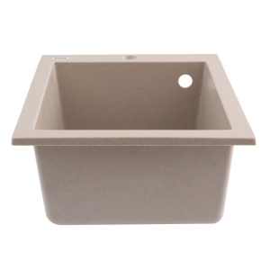 FCB-4149BA/1, Chiuveta de bucatarie din granit cu o cuva, seria BOARD, Avena, 410x495x190 mm, FLOW - Img 2