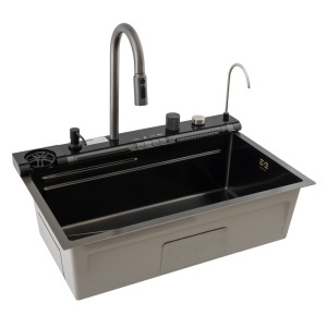 MH7546-SET-07 Chiuveta multifunctionala din inox nano black MIXXUS seria Decor - Img 4