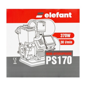 Mini hidrofor Elefant PS170, 370W, debit 40 l/min, înălțime refulare 40 m - Img 5