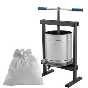 Teasc/Presa struguri Vilen Inox 15 L cu picioare, Ucraina Traditional - Img 1