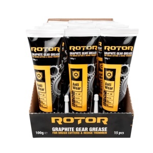 Vaselină grafitată pentru reductor motocoasă și foarfecă de gard viu ROTOR 100g, 15 bucati-bax - Img 3