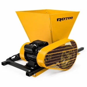 Zdrobitor electric pentru struguri ROTOR HGP-60, 750 W, 550 kg/h, cuva metal 28 L, tambur din poliamida