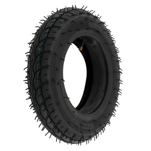Anvelopa cu tepi pentru roaba ROTOR RAC3.5-8/V, 4.00-8, cu camera din cauciuc inclusa