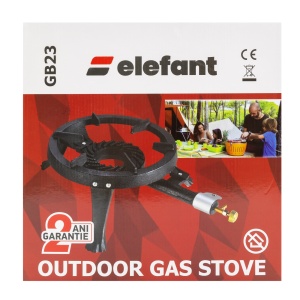 Arzator/Pirostrie Elefant GB-23, 1 Inel Gaz Propan-Butan, GPL, Putere 6.5kW - Img 3