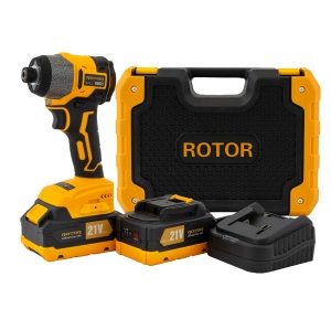 Autofiletanta cu impact pe acumulator ROTOR RSD21, 21 V /3 Ah, 240 Nm,2200 rot/min, 3400 BPM