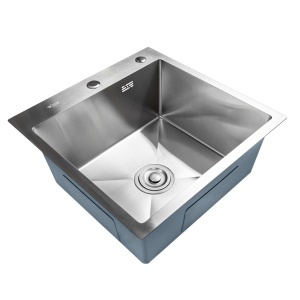 Chiuvetă de bucătărie din inox alimentar SUS304 BH5050S BÖHM Satin 500X500X220 mm