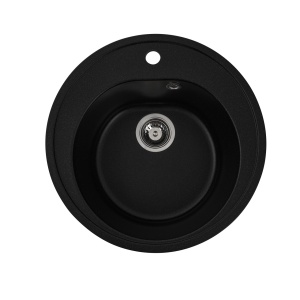 Chiuveta de bucătărie Elefant Premium Luna, Negru metalic , 510 mm