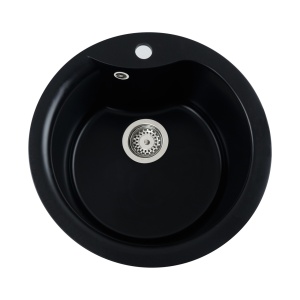 Chiuveta de bucătărie Elefant Premium Turas 480 , Negru 482 mm