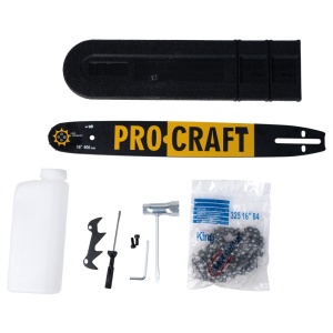 Drujba pe benzina PROCRAFT GS-62T, 1900 W, 49,3 cm³, lama 40 cm, lant 64 pinteni - Img 14