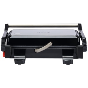 Gratar electric BÖHM HOME BEGM100S, 1000 W, placi reversibile grill / plane, deschidere 180° - Img 8