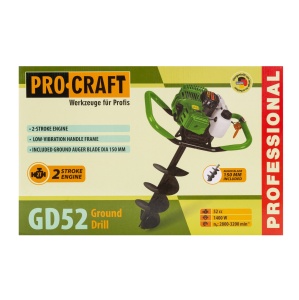 Motoburghiu Procraft GD52, 1400 W, 2800-3200 rot/min 2T, 52CC - Img 10