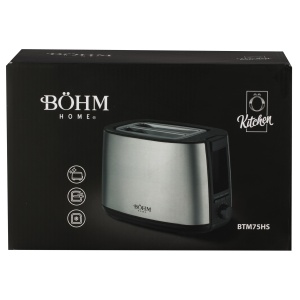 Prajitor de paine BÖHM HOME BTM75HS, 650-750 W, 7 niveluri de prajire, otel inoxidabil, crom - Img 16