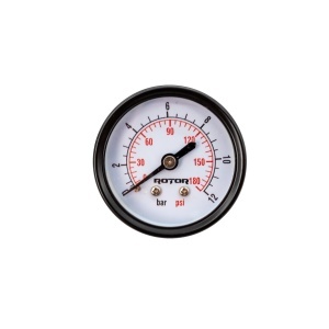 RM-50/12A, Manometru axial apa 0-12 bar, 50 mm, conexiune 1/4", ROTOR - Img 2