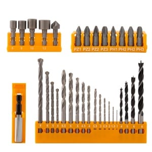Set biti, tubulare si burghie, 41 piese ROTOR RBB41