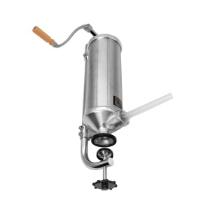 Aparat manual de facut carnati ROTOR RY-2005C, vertical, 3 kg, inox alimentar, 4 palnii, fixare pe masa cu clema - Img 2