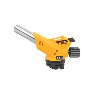 Cap arzător pentru butelie gaz spray, placă ceramică, aprindere piezo, conectare bayonet ROTOR RAB-509C - Img 1
