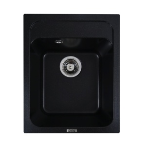 Chiuveta de bucătărie Elefant Premium Korrado , Negru metalic 497x398 mm
