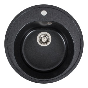 Chiuveta de bucătărie Elefant Premium Luna, Negru, 510 mm