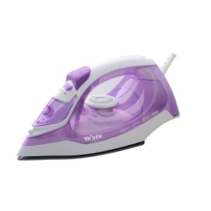 Fier de calcat cu abur BÖHM Home BIC-2201PW, 2200W, rezervor 250 ml, talpa ceramica - Img 1