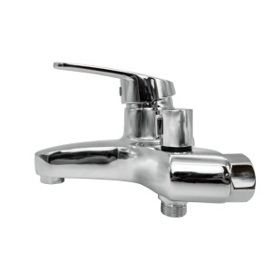 FL BC-203ZC, Baterie cada cu para de dus, zinc, crom, FLOW - Img 3