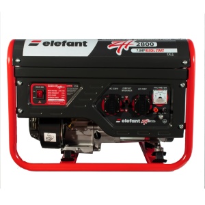 Generator pe benzina ZH2800 ELEFANT, iesire curent 2,8 kW,7 CP, Siguranță de pornire, indicator de benzină, voltmetru, întrerupător de curent - Img 2