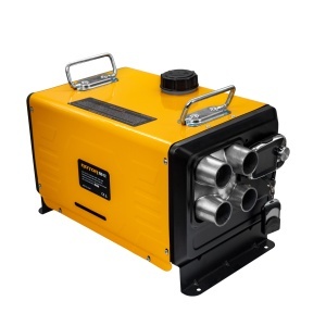 Incalzitor diesel ROTOR RID-12, 12 kW, 12V/24V/230V, rezervor 5 L, 4 iesiri aer cald din aluminiu, control LCD, telecomanda, portabil - Img 3