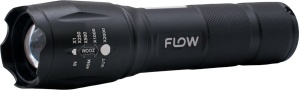 Lanternă LED aluminiu cu zoom și suport bicicletă FLOW FB-T6G - Img 2