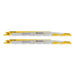 Panza fierastrau pendular pentru Lemn 240x19x1,5 mm Set 2 buc ROTOR RS1531L