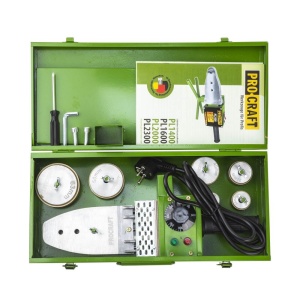 Plita PPR Procraft PL1600, 800 W, bacuri 20 25 32 40 50 63 mm, ciocan de lipit tevi PPR - Img 2