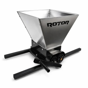 Zdrobitor manual de struguri ROTOR HGP-50S, cuva inox 28 L, productivitate 180 kg/h