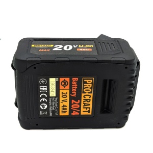 Acumulator 20V/4Ah PROCRAFT - Img 4