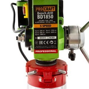 BD1850 bormasina de banc fixa cu coloana PROCRAFT - Img 7