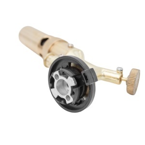 Cap arzător din oțel pentru butelie gaz spray, placă ceramică, aprindere piezo, conectare bayonet ROTOR RAB-801SC - Img 4