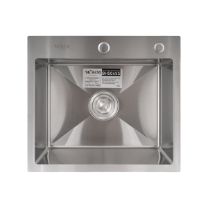 Chiuvetă de bucătărie din inox alimentar SUS304 – BÖHM BH5045S, Satin - Img 2