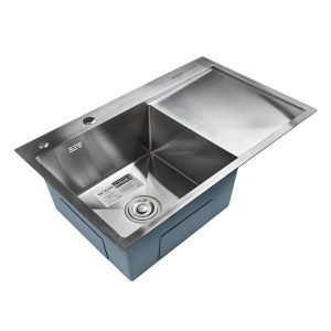 Chiuvetă de bucătărie din inox alimentar SUS304 – BÖHM BH7849LS SATIN 780 × 490 × 220 mm