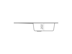 Chiuveta de bucătărie Elefant Premium Intenso , Negru metalic 465x340 mm - Img 3