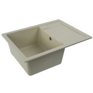 Chiuveta de bucătărie Elefant Premium Intenso , Nisip BEJ 465x340 mm - Img 4