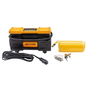 Compresor auto ROTOR RAD-1801OB, 12 V, 180 W, 150 PSI / 10 bar, 50 L/min, oprire automata - Img 1