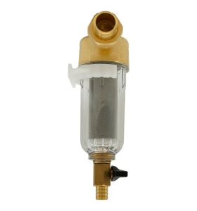 F-PF-B01 Filtru apă cu purjare din alamă cu sită inox FLOW - Img 5