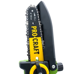 Fierastrau electric cu lant pe acumulator PROCRAFT PKA32Li, 20 V / 4 Ah, Brushless, lame 6" si 8", acumulator si incarcator incluse - Img 7