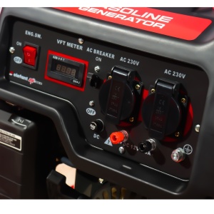 Generator pe benzina ZH2800-W ELEFANT , Ieșire curent 2,8 kW, 7 CP, siguranță de pornire, indicator de benzină - Img 3